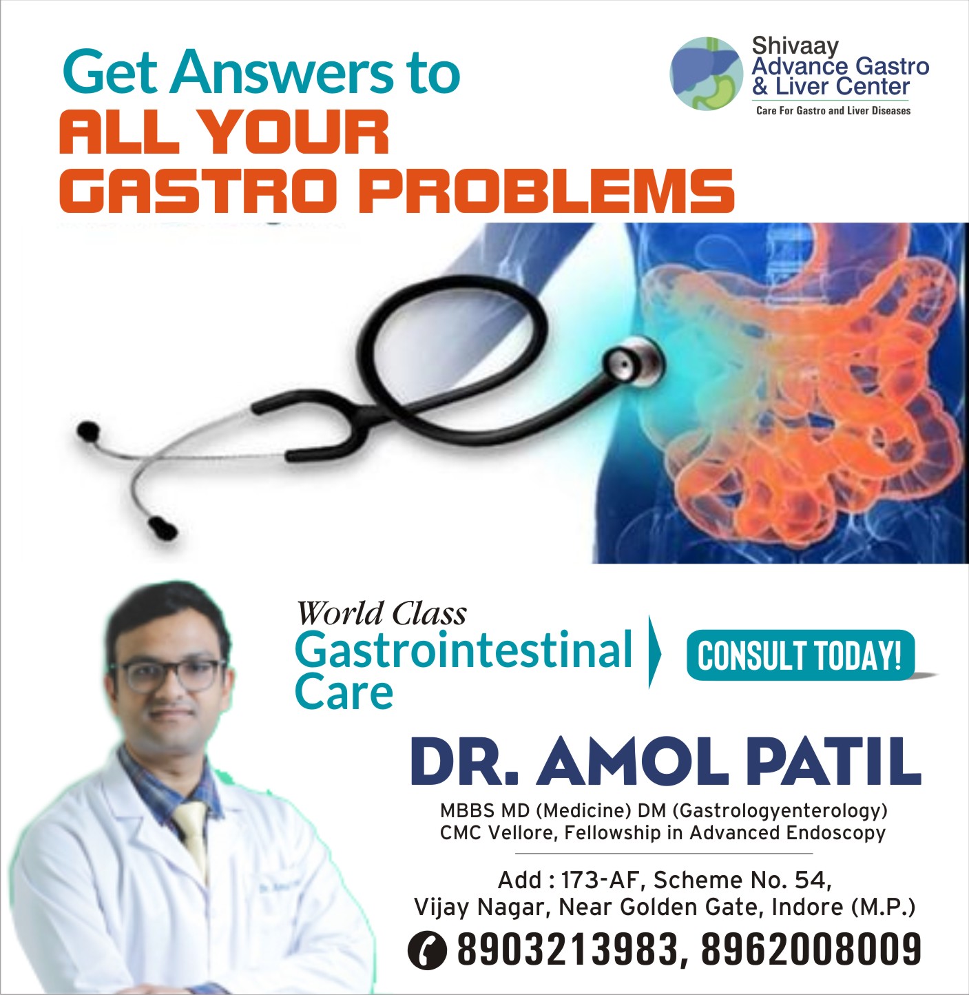 Best Doctor for Gastro issues in Indore